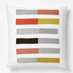 West Elm Crewel Accent Pillow Covers (3)